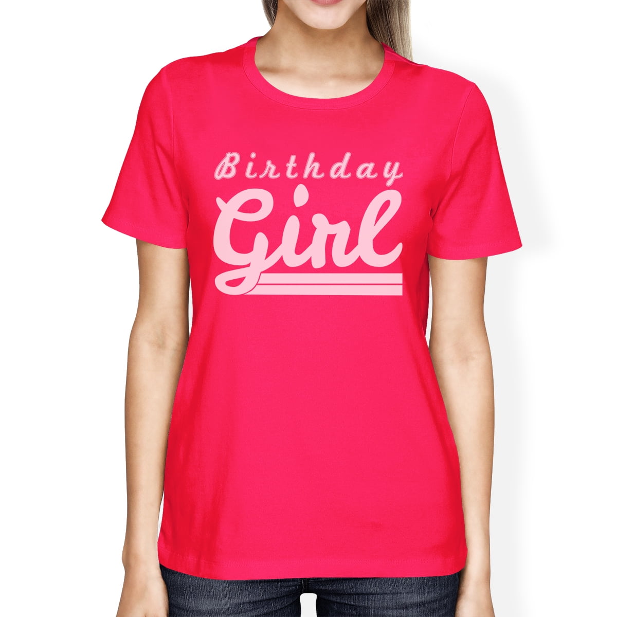dark pink graphic tee