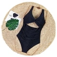 thumbnail image 3 of WILLBEST Traje de Baño Para Mujer, Conjunto de Traje de Baño Sexy de Color Sólido Con Tirantes Recortados, 3 of 4