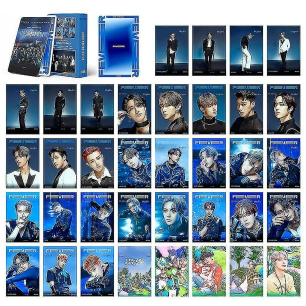 54 unids/set tarjetas Kpop Ateez Lomo el nuevo álbum Zero Fever Part 3 tarjetas fotográficas k-pop Ateez tarjetas fotográficas de alta calidad