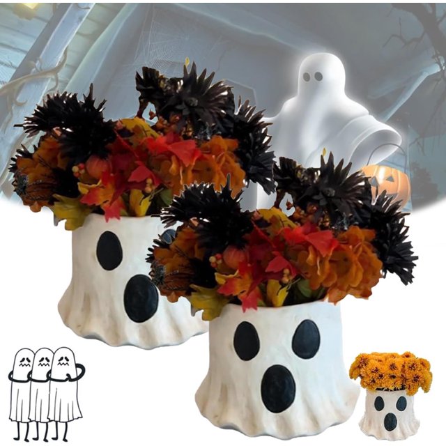 Cubos de golosinas de Halloween XINYU decoración de cubo fantasma