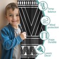thumbnail image 3 of Blackout Kids Curtains,Boho Bohemia Geometric Line Art Childrens Insulated Curtains Set Of 2,Bedroom Essentials,Toddler Room Decor 52"x84"(132x213cm), 3 of 4