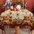 thumbnail image 4 of Fall Rectangle Tablecloth 60×102 Inch,Fall Pumpkin Tablecloths Thanksgiving Washable Table Cover, Autumn Decoration Table Cloths for Party Picnic Dinner Table Decor, 4 of 6