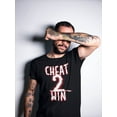 thumbnail image 2 of Eddie Guerrero Cheat 2 Win Family Tradition Black T-shirt, 2 of 6