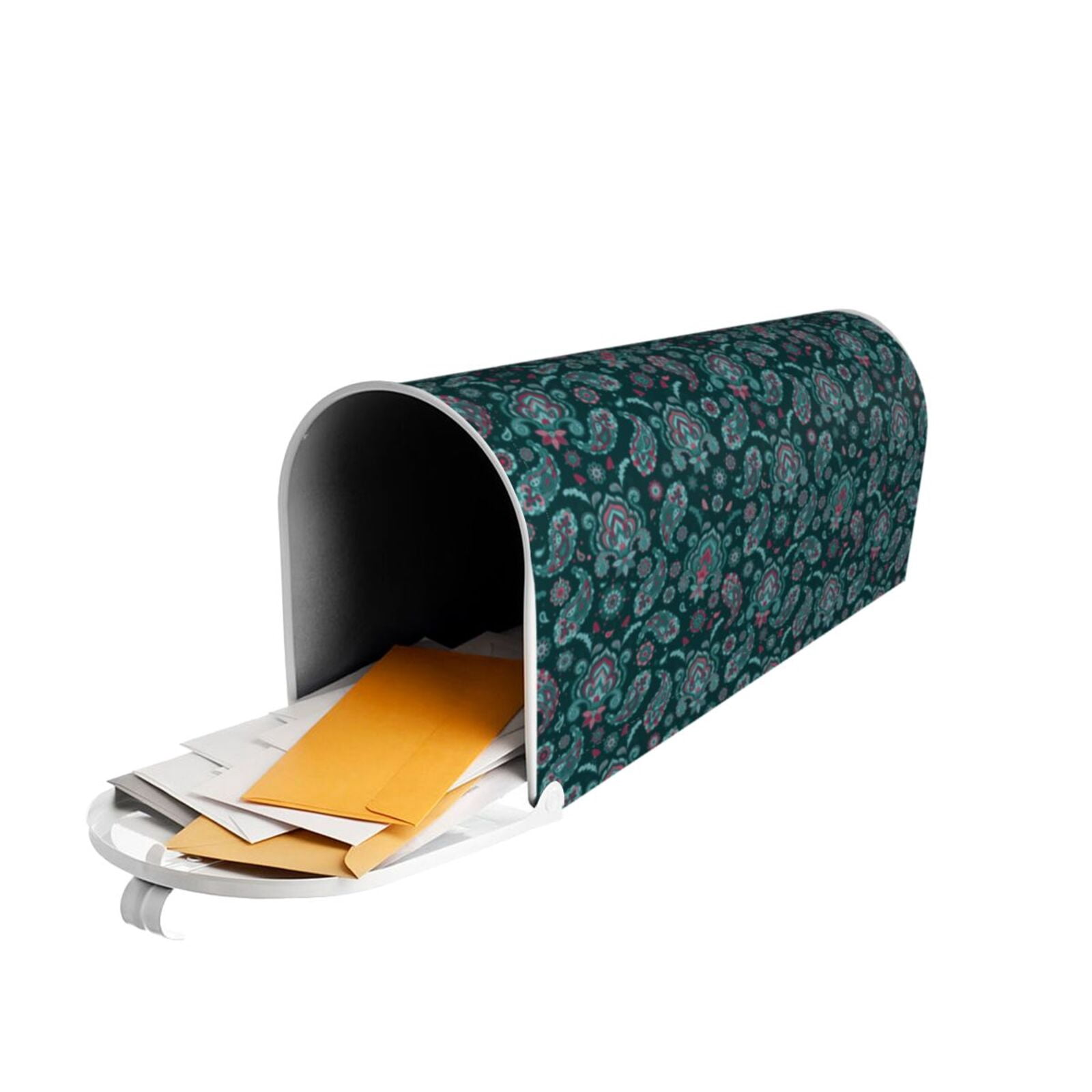 Xecao Vintage Floral for Mailbox Cover with Magnetic Strips, Waterproof and Sunscreen, Adds a Decorative Touch to Your Garden Yard.