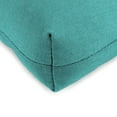 thumbnail image 2 of Jordan Manufacturing 18" x 18" Vale Swedish Turquoise Solid Square Tufted Contoured Outdoor Wicker Seat Cushion (2 Pack), 2 of 9