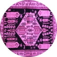 thumbnail image 1 of Ahgly Company Indoor Round Persian Purple Traditional Area Rugs, 8' Round, 1 of 4