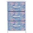 thumbnail image 4 of Sorbus 3 Drawer Nightstand Chest End-Table Dresser - Tie Dye, 4 of 7
