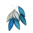 thumbnail image 2 of Northlight 6ct Turquoise Blue and Silver 3-Finish Shatterproof Christmas Finial Ornaments 4.5", 2 of 2