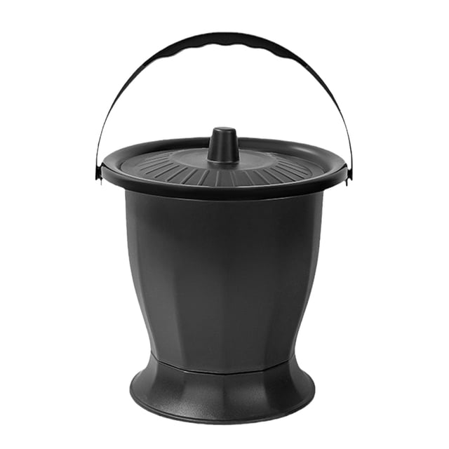 Shisuyan Pot de Chambre à Cracher Portable pour Adultes Toilette de Voyage Réutilisable pour Extérieur