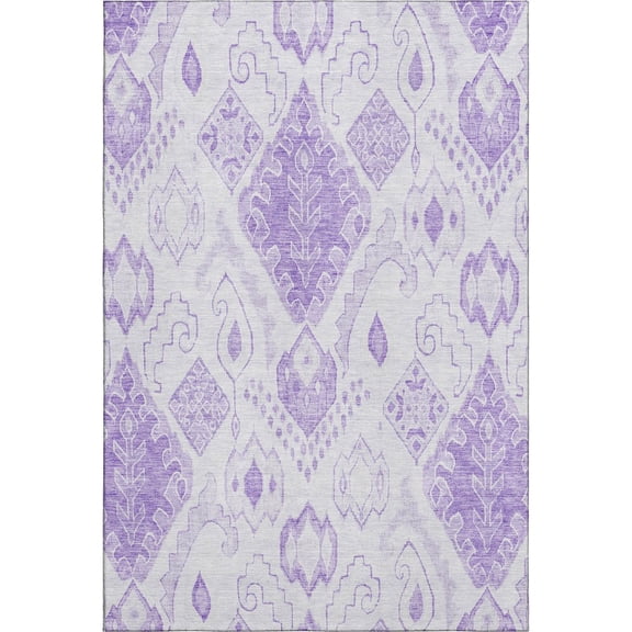 Dalyn Rugs Premium Machine Washable Mayfield AMF776 Purple 10' x 14' Rug