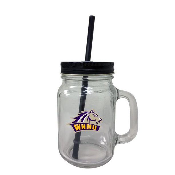 R R Imports Tbm C Wnm19 16 Oz Western New Mexico University Mason Jar Tumbler Walmart Com Walmart Com