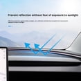 thumbnail image 3 of Light-Shielding Mat for Model Y, Anti-Reflective, Suede Material, Glue-Free Installation, 3 of 8