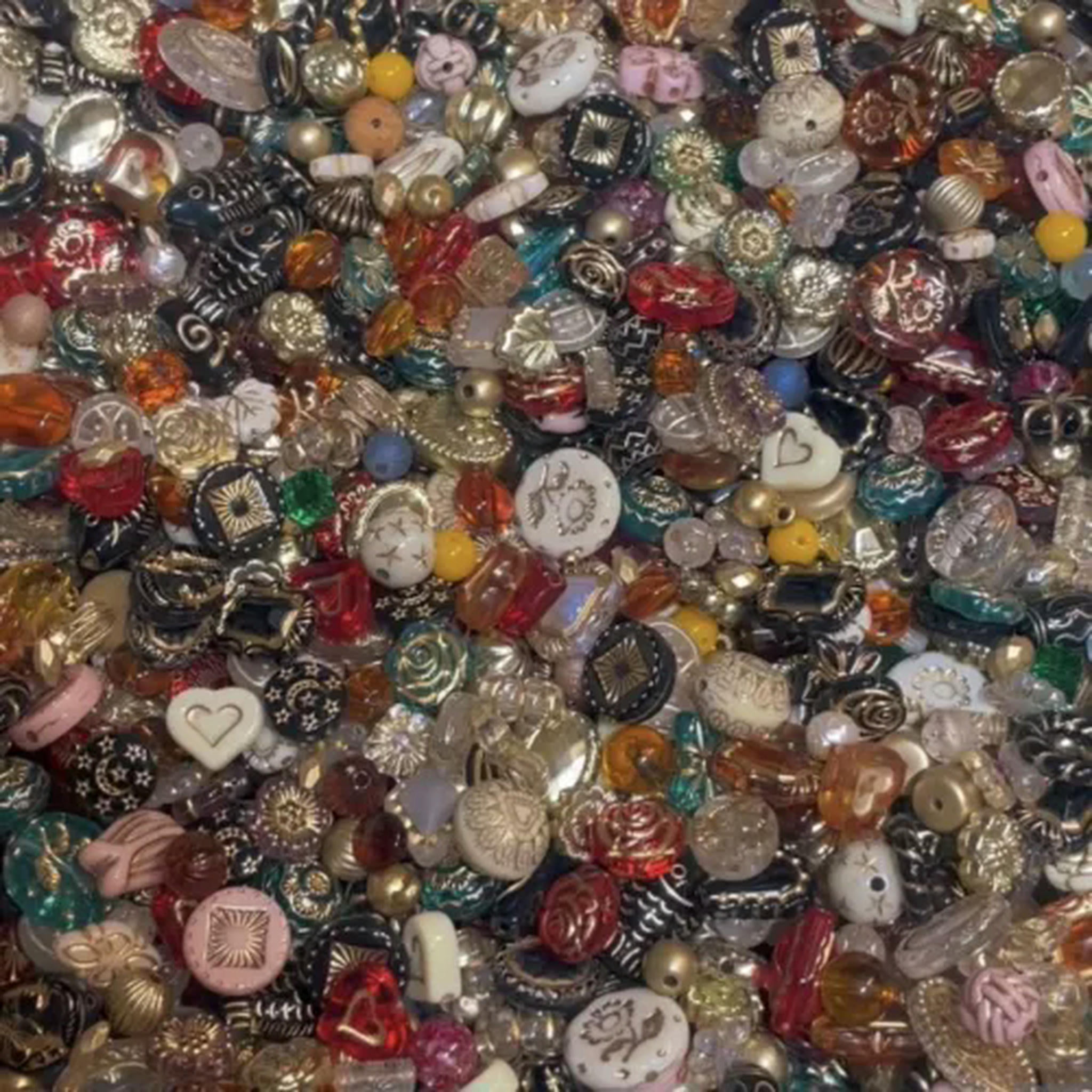 EOEMY Vintage Now Bulk Jewelry Bead Lot 130Pc All Brand New Untested 200+Mix And Match