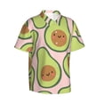 thumbnail image 2 of Haiem Cute Avocado Printed Hawaiian Shirt for Men - Men’s Casual Beach Summer Shirts - Stretch Fabric with Modern Fit-XX-Large, 2 of 9