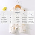 thumbnail image 3 of Nilvkv Newborn Sleepers, Newborn Onesies, Toddler Creative Print Sleeveless Snap Front Romper Lightweight Summer White 12-18 Months, 3 of 5