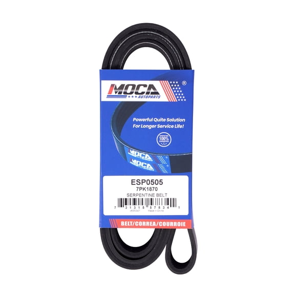 MOCA AUTOPARTS 7PK1870 Accessory Drive Belt Fit for 2005-2011 Toyota Tacoma 2.7L