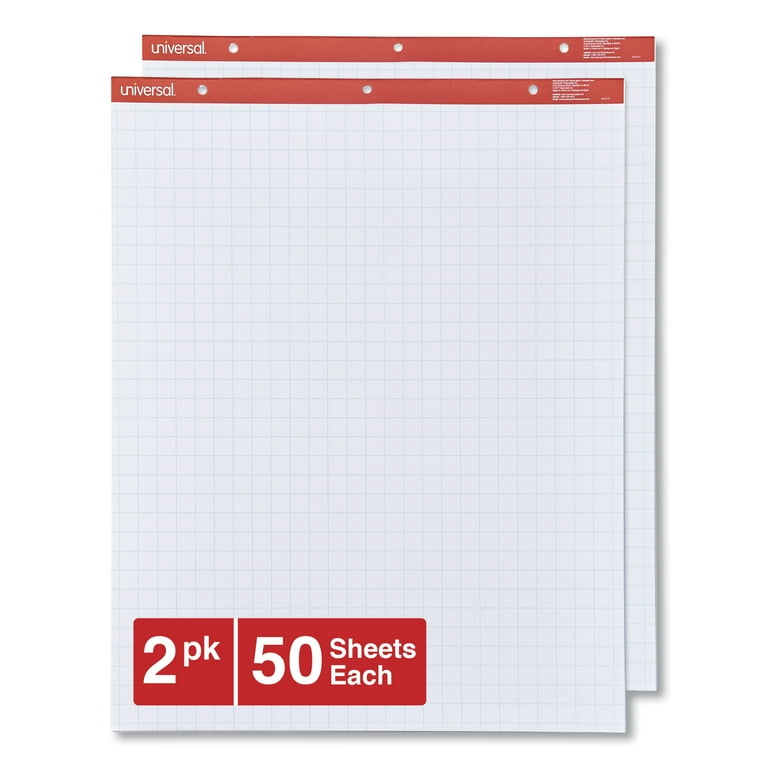 Easel Pads, Unruled, 27 x 34, White, 50 Sheets, 2/Carton Easel Pads, Unruled, 27 x 34, White, 50 Sheets, 2/Carton