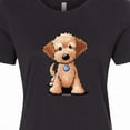 thumbnail image 4 of Inktastic Kiniart Mini Goldendoodle Women's T-Shirt, 4 of 5