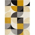 thumbnail image 4 of Well Woven Maggie Gold Modern Geometric Dots & Boxes Pattern Area Rug, 4 of 8