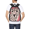 thumbnail image 4 of Fuzoiu Pink Cheetah Art Print Large Capacity Backpack,Travel Backpack,Laptop Bag,College School Rucksack Bag,for School, Travel & Outdoor Activities, 4 of 5