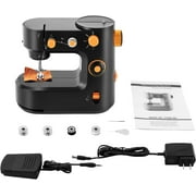 Mini Sewing Machine, FHSM-398 5-stitch Free-Arm Utility-Dual Speed Portable Sewing Machine for Beginners w/Light, Sewing Kit for Household Use