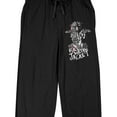 thumbnail image 2 of Full Metal Jacket Doodle Man With A Hat Men's Black Sleep Pants-XXL, 2 of 5