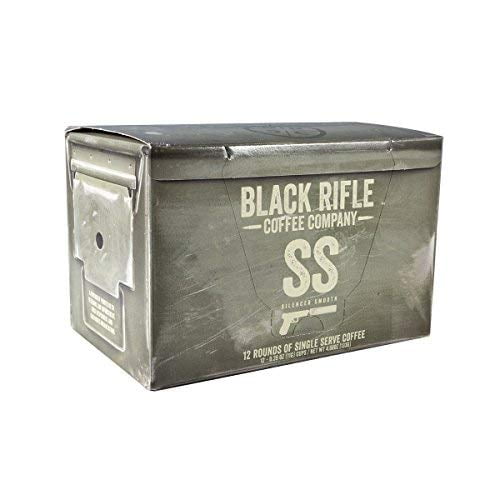 Silencer Smooth Light Roast Single Serve Coffee Rounds by Black Rifle Coffee Company | 12 Count Coffee Pods | Compatible with Keurig K Cup Brewers | Coffee Lovers Gift