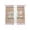 Pink Brown, variant on Easter Sheer Curtains 72 Inch Length 2 Panels Set Window Treatments, Spring Gnomes Floral Bunny Eggs Green Lattice Rod Pocket Semi Curtains for Living Room/Bedroom/Kitchen Décor, 104"W x 72"L