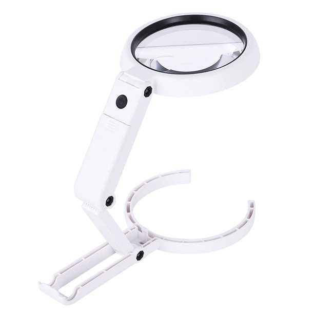 Magnifying Glass with Light Illuminated Large Magnifier Handheld 8 LED