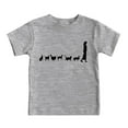 thumbnail image 3 of Little Girl's Graphic T Shirt Short Sleeved Crewneck T-Shirt Summer Casual Unisex Tshirt, 3 of 3