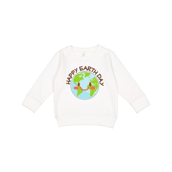 Inktastic Happy Earth Day Toddler Sweatshirt