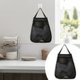 thumbnail image 1 of Oleegame 1PC Grocery Bag Rack Garbage Bag Rack Organizer Hanging Storage Dispenser Breathable Net Garbage Bag Organizer Plastic Bag Storage Kitchen Black, 1 of 9