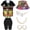 90s-Black-H, variant on 90s Outfit for Women, 90s Neon Hip-Hop Outfit Set – Vibrant Baseball Jersey, Yoga Pants, Bucket Hat,Iconic Bling Accessories
