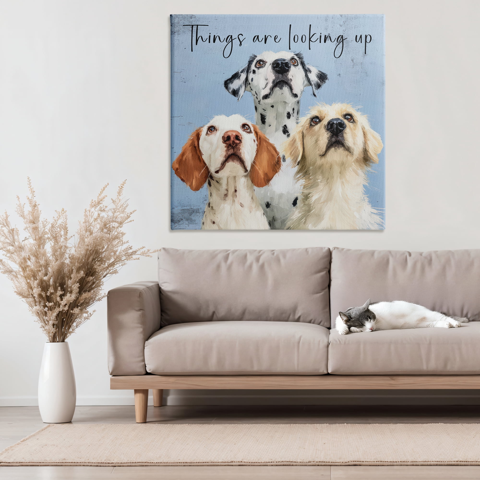 Stupell Industries Things Are Looking Up Canvas Wall Art, design by Kim Curinga
