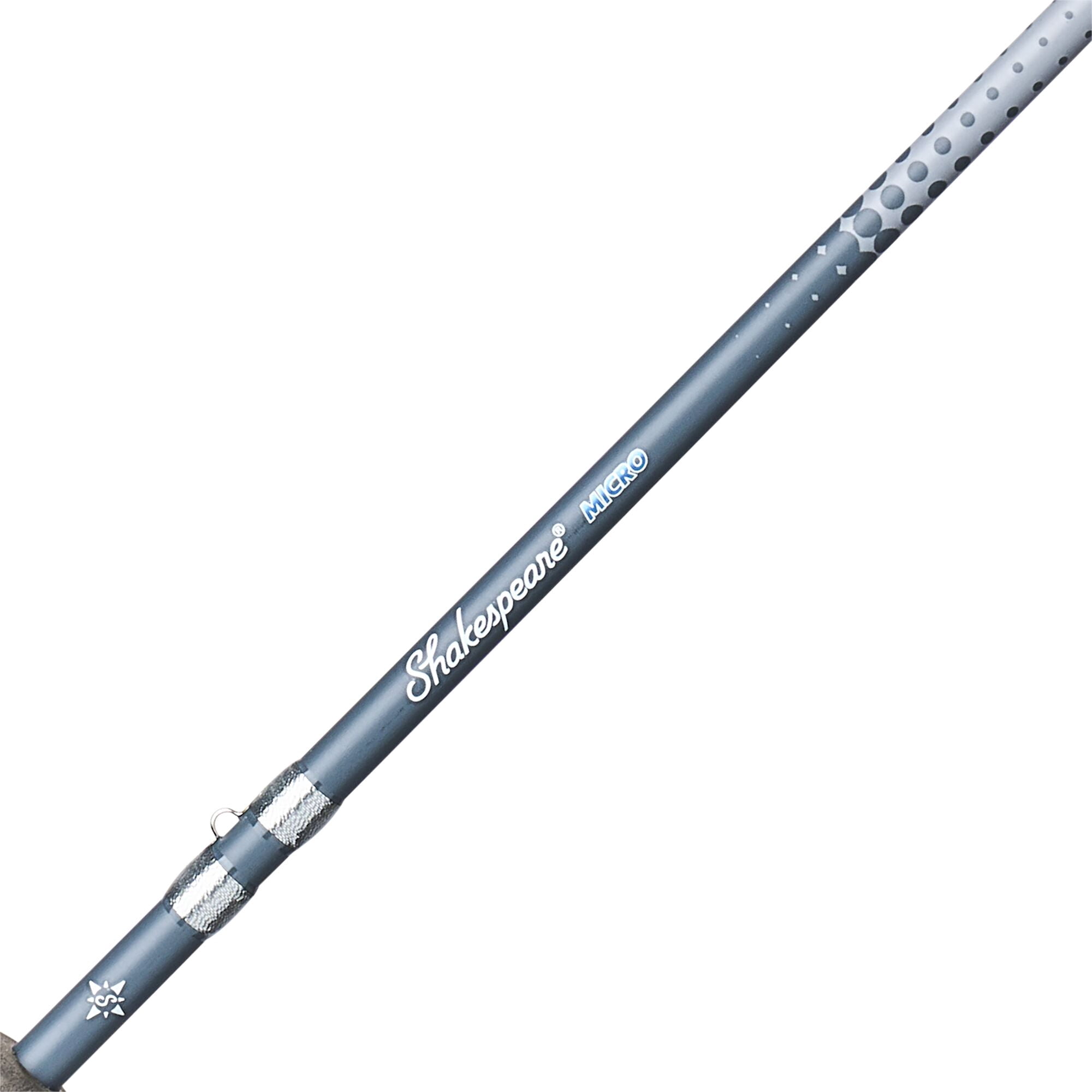 Shakespeare Micro Spinning Combo, 7' 2-Piece Light Fishing Rod, 25-Size Reel
