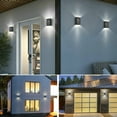 thumbnail image 3 of Outdoor Solar Deck Lights Path Garden Patio Pathway Stairs Step Fence Lamp 2pcs,Bright Light, 3 of 7