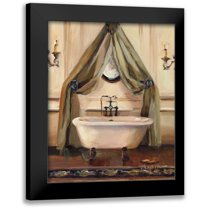 Hageman, Marilyn 12x14 Black Modern Framed Museum Art Print Titled - Classical Bath II - Wag