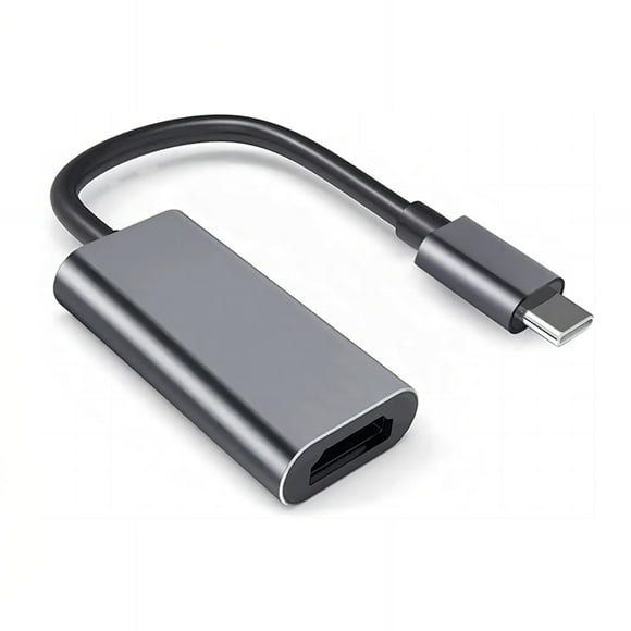 Gray USB Type C to HDMI 4k Adapter (Thunderbolt 3 compatible) with audio video output for MacBook Pro 2018/2017, iPad pro 2018, Samsung Note 9/S9, Huawei Mate 20 etc