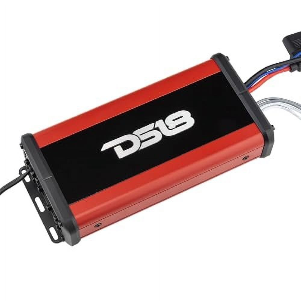 Micro Amplifier 2Ch Class D ATV UTV Boat Marine 600 Watt Waterproof Amp DS18