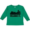 thumbnail image 3 of Inktastic Orlando Skyline with Grunge Boys or Girls Long Sleeve Toddler T-Shirt, 3 of 5