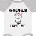 thumbnail image 4 of Inktastic My Great Aunt Loves Me Kitty Cat Girls Baby Bodysuit, 4 of 5