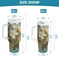 thumbnail image 3 of Simple Modern 30 oz Insulated Stainless Steel Tumbler Double Wall Stainless Steel Tumbler with 2-Way Drinking Starfish with Flowers, 3 of 9