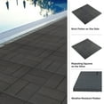 thumbnail image 3 of Pure Garden Rubber Deck Tiles 8-Pack - 28SQFT Outdoor Flooring Pavers, Gray, 3 of 10