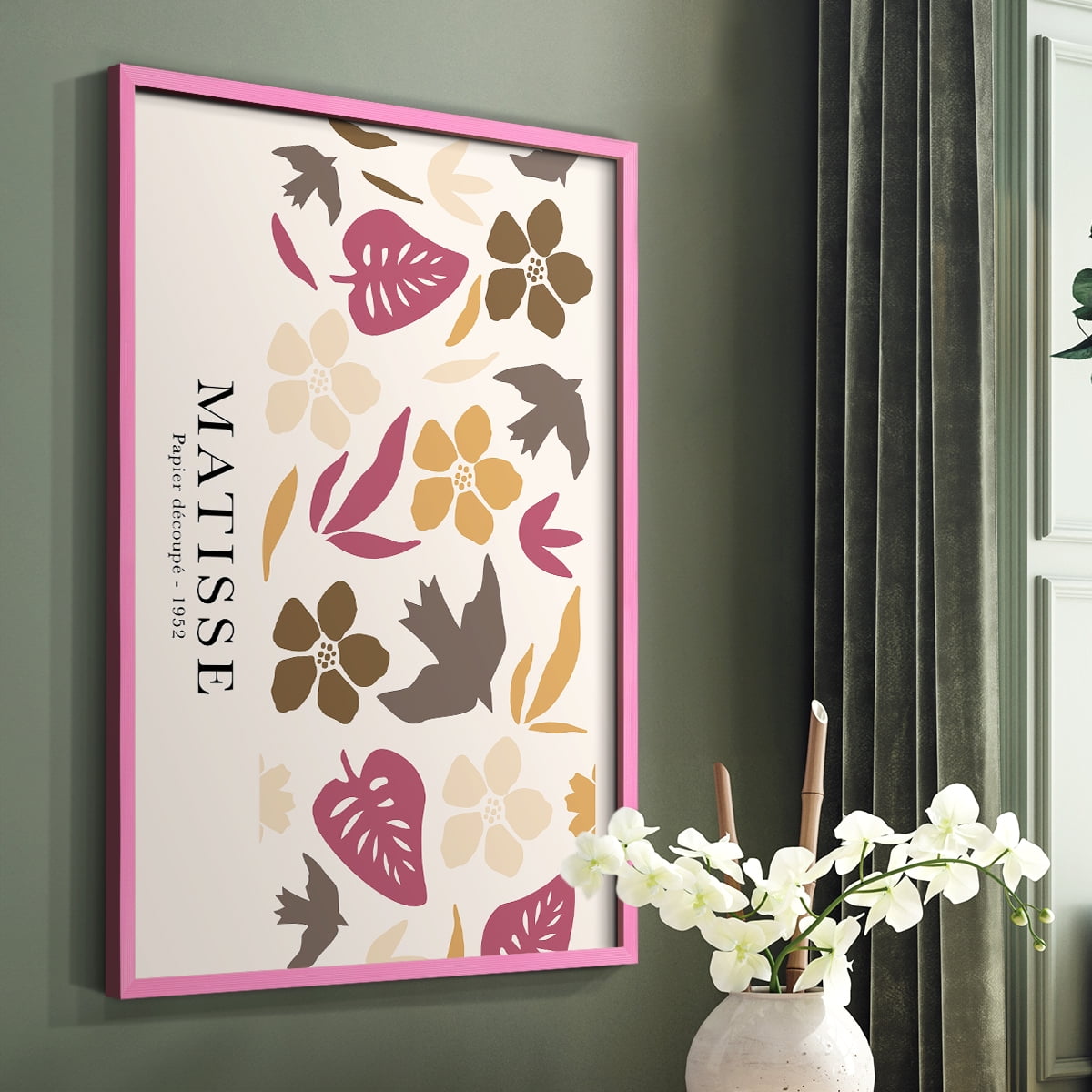 Matisse CCLVI in Solid Wood 8 x 10 Framed Print
