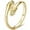 Gold, variant on Stainless Steel Hand Style Hug Embrace Statement Promise Anniversary Ring