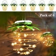 thumbnail image 1 of Pack of 6, Solar Power LED Hanging Lantern Light Waterproof Outdoor Garden Yard Lamp Auto Sensor, 1 of 7
