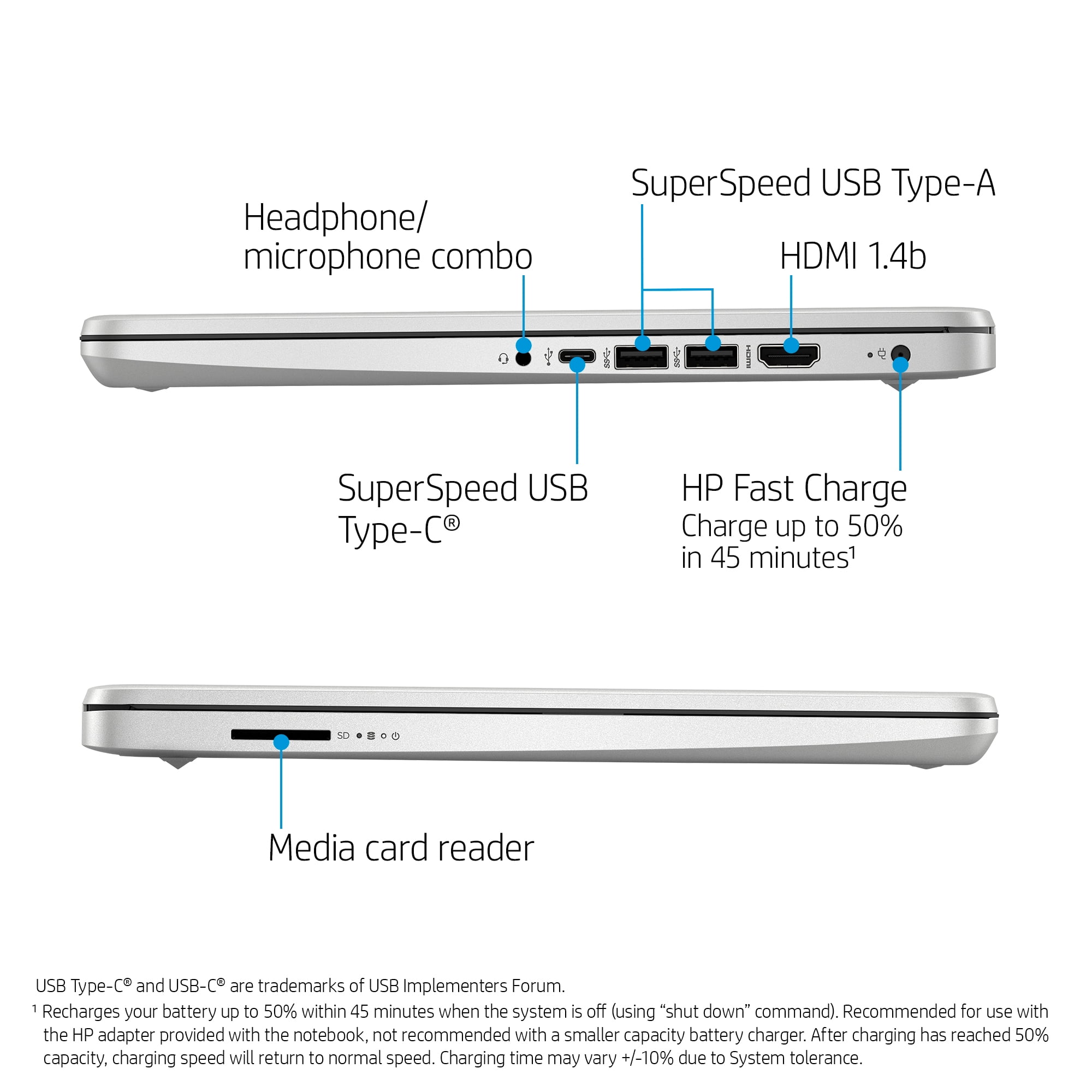 HP 14s-dq2003nk - PC portable 14 - Core i3 1115G4 - 4 Go RAM - 256 Go SSD  Pas Cher