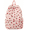 Pink Strawberry Print Backpack#8, variant on Back To School Student Fruit Strawberry Print Daypack Large Single Main Zipper Compartment Unisex Mini Backpack(Pink)