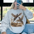 thumbnail image 3 of Retro Pheasant 90s Sweatshirt , Nature Vintage Wildlife Bird Crewneck, Boho Unisex Cabincore Crewneck Cozy Season Rustic Hunting, 3 of 5