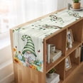 thumbnail image 6 of Table Runners 70 Inches Long Dress Scarves, Easter Gnomes Farmhouse Coffee/Dining/Kitchen Table Decor, Holiday Table Runner, Spring Watercolor Eggs Flower Wood Grain 13x70 Inch, 6 of 9